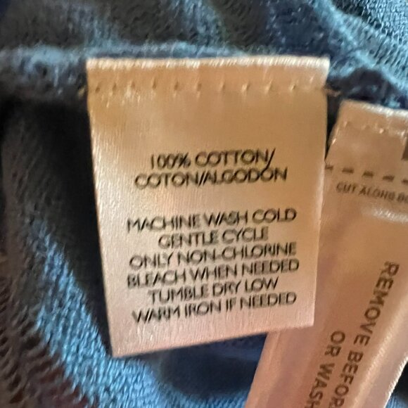 Loft Black Lightweight Sweater with Sheer Stripes - Medium - Picture 4 of 5